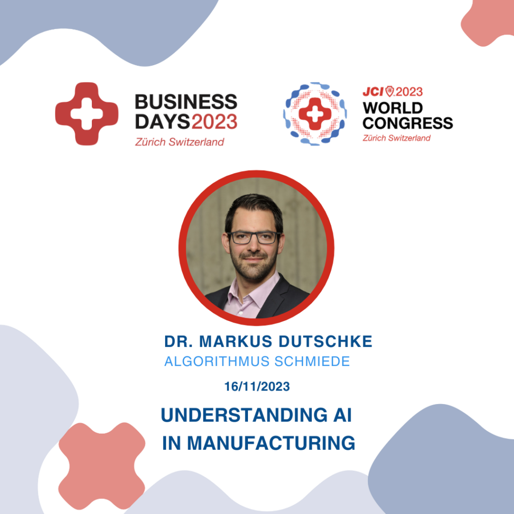 AI in Manufacturing: Presentation by Dr. Markus Dutschke